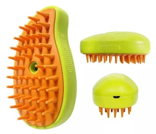 Cepillo a Vapor Recargable para Perros y Gatos