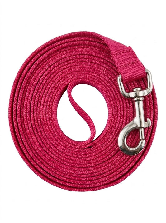 Correa Plana Resistente Para Perro -Rosado